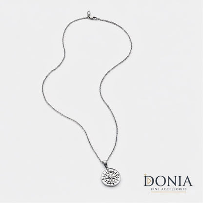 Titanium Compass Necklace