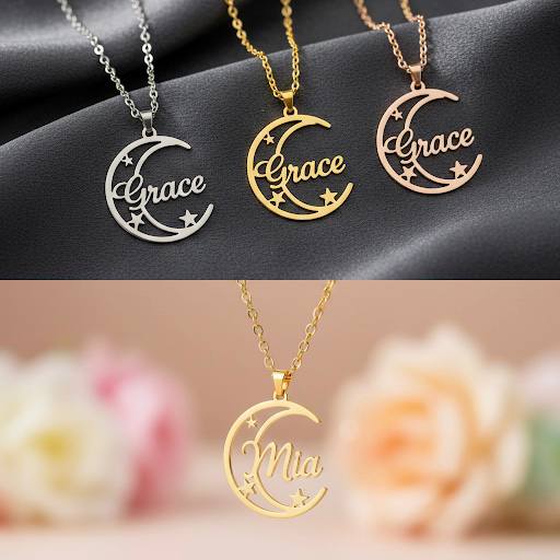 Custom Name Necklace RAMADAN